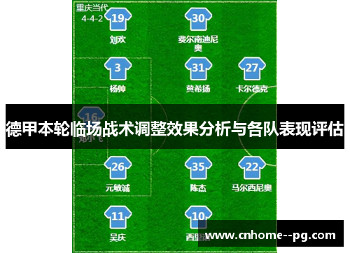 德甲本轮临场战术调整效果分析与各队表现评估 德甲本轮临场战术调整效果分析与各队表现评估